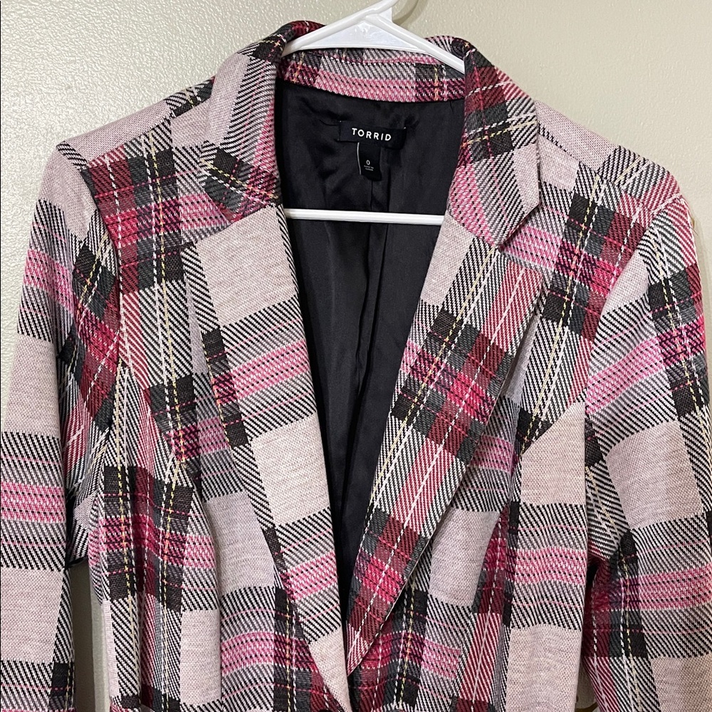 Torrid Plaid Jacket - Picture 2 of 7